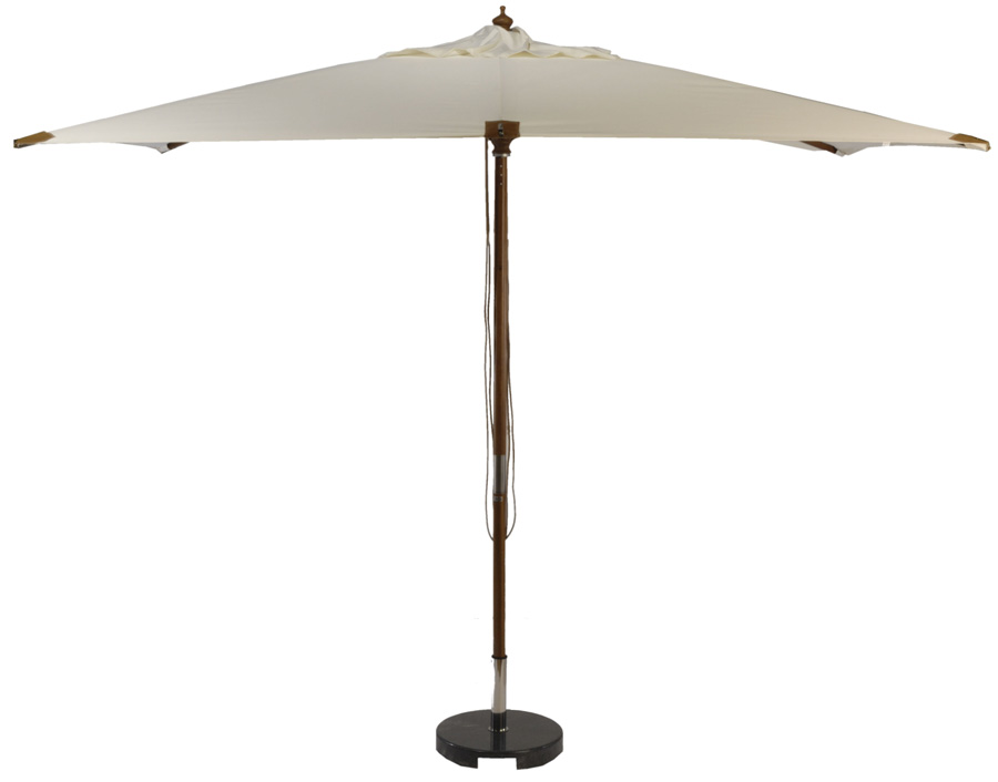 Rectangular Wooden Garden Parasol ~ Gudafo